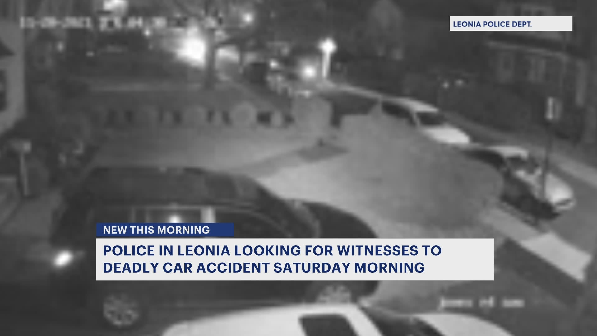 Leonia police Driver killed in crash may have been chased by another car