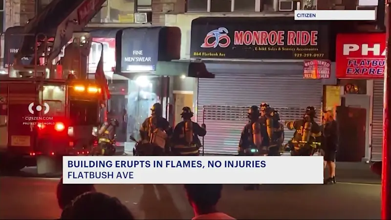 Story image: FDNY: Flatbush fire impacts 2 families and local businesses 