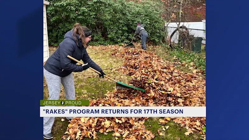 Story image: Jersey Proud: Nutley holds annual volunteer program to rake leaves