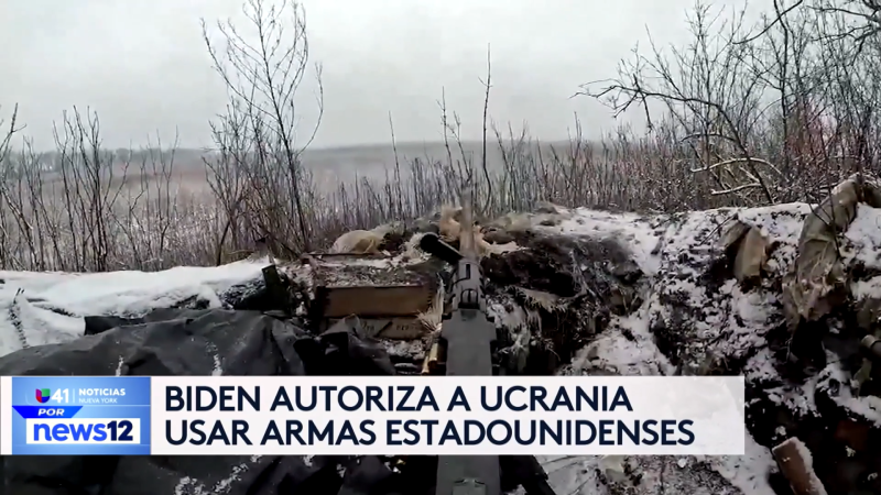 Story image: Univision 41 News Brief: President Biden permite el uso de misiles de largo alcance de Ucrania contra Rusia