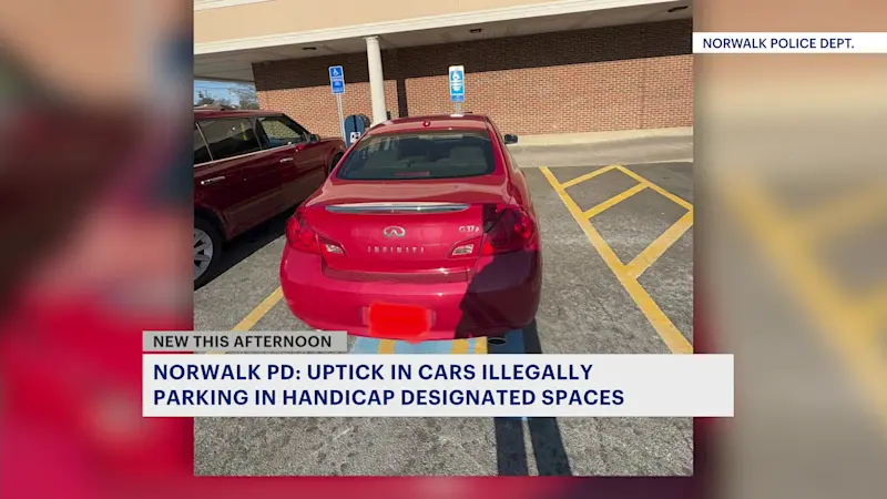 Story image: Norwalk police: Stop parking illegally in handicap spaces