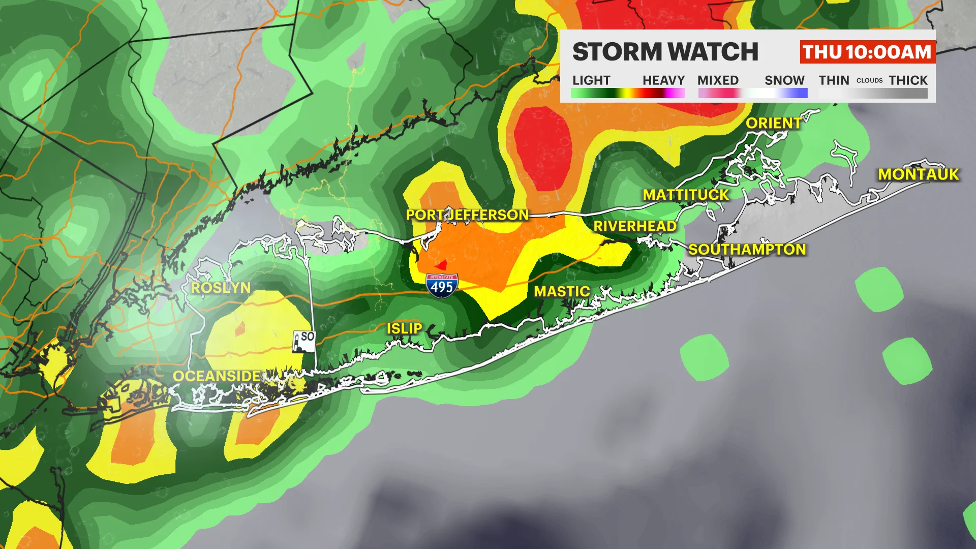STORM WATCH: Showers, thunderstorms this morning with warm and humid conditions