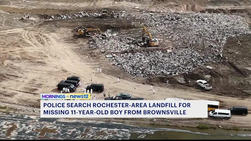 Story image: Police search upstate landfill for missing 11-year-old Brownsville boy