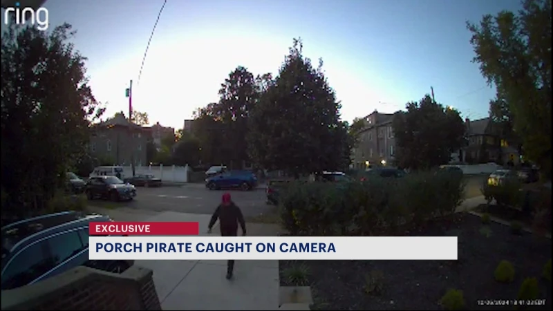 Story image: Exclusive: Porch pirate in North Riverdale caught on camera