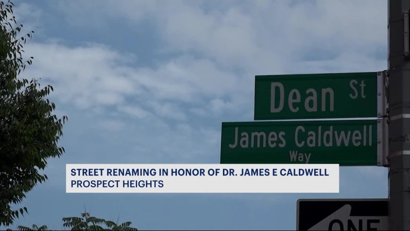 Story image: James Caldwell Way: Street renaming celebrates Prospect Heights community advocate 