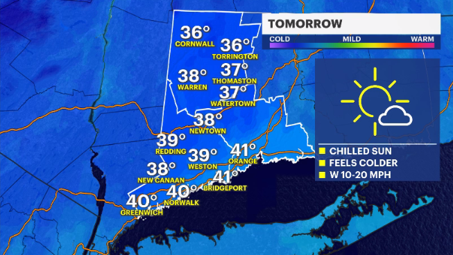 Story image: Coldest air of the season marches into town. How long does the festive chill last?