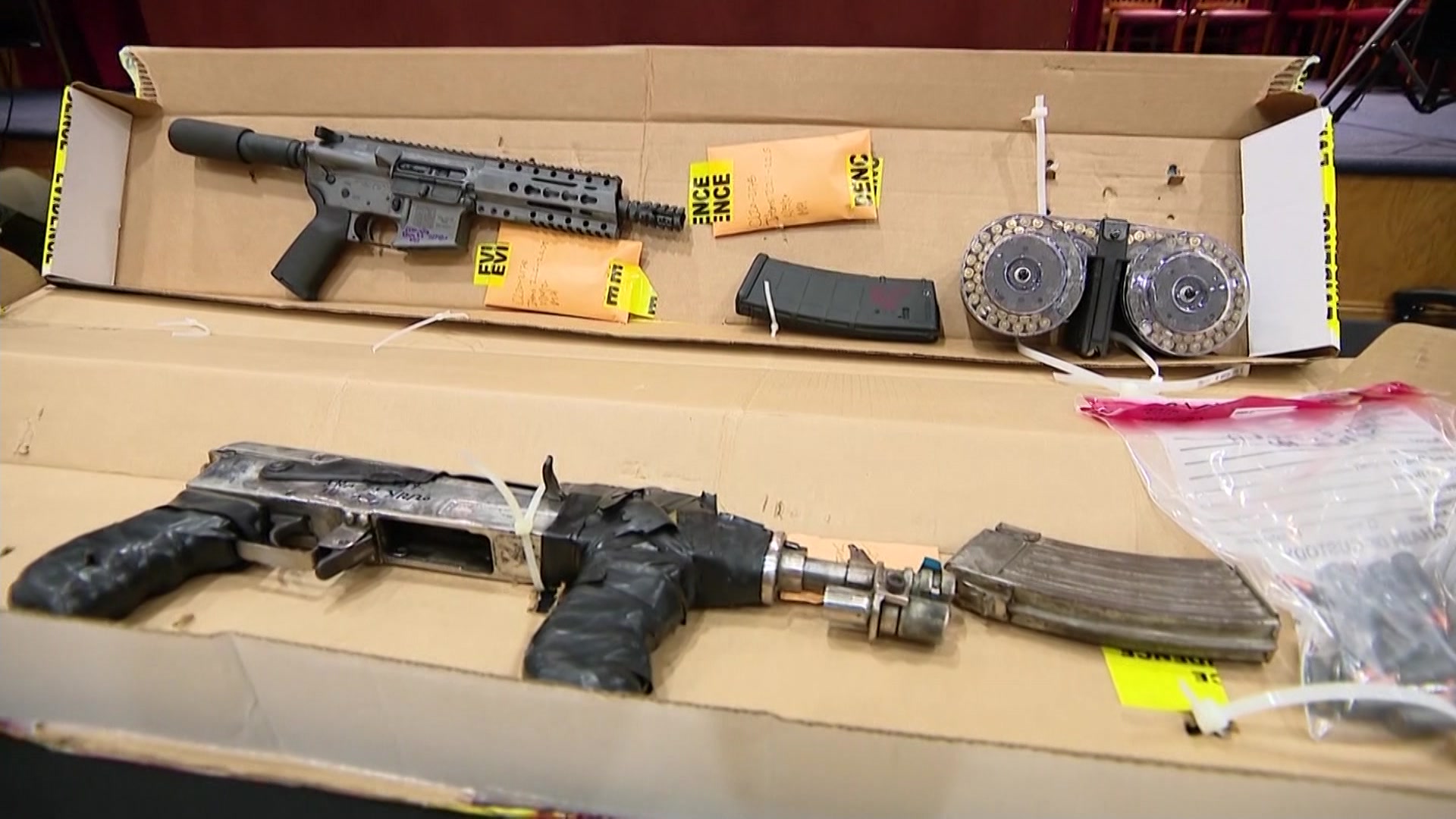 Police 20 illegal guns brought from all over the country seized from