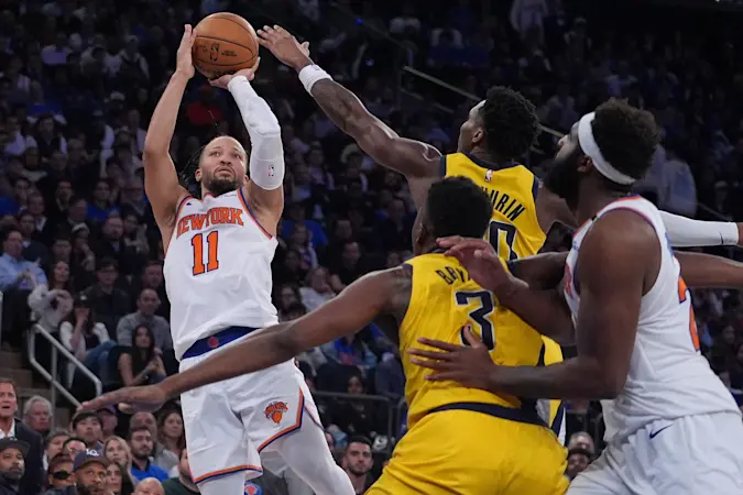 Story image: Brunson ties Ewing for a Knicks playoff record, but no celebration after a stunning collapse