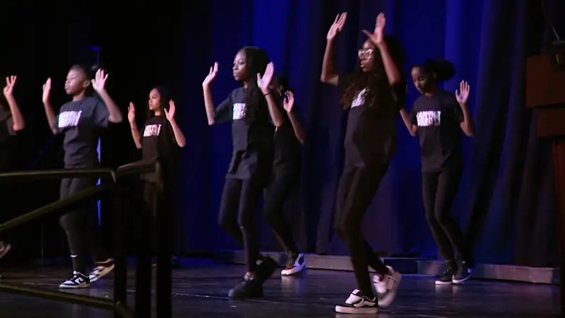 Story image: Malverne students honor legacy of MLK 60 years after his visit to desegregate schools in the district