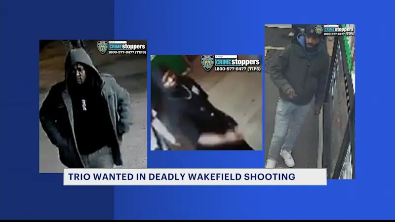 Story image: Police release images of three men on the run after deadly Wakefield lounge shooting