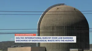 Holtec International sues NYS over law banning discharge of radiological waste into the Hudson 