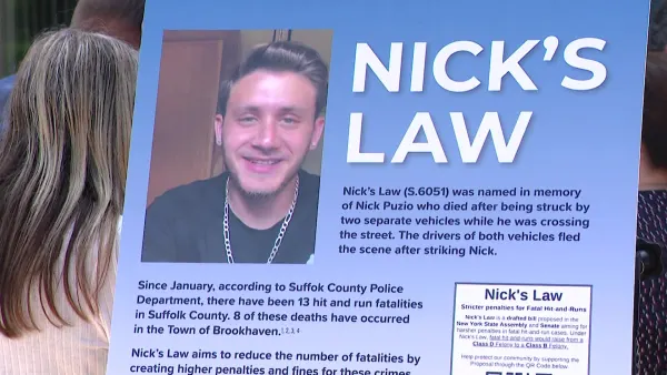 Renewed push to pass Nick’s Law after fatal hit-and-run in Suffolk County