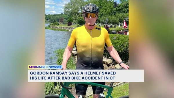 Gordon Ramsay injured in Connecticut bike accident