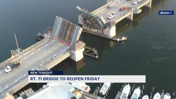 Route 71 Bridge connecting Belmar to Avon-by-the-Sea to reopen Friday