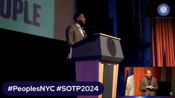 New York City Public Advocate Jumaane Williams delivers State of the People address