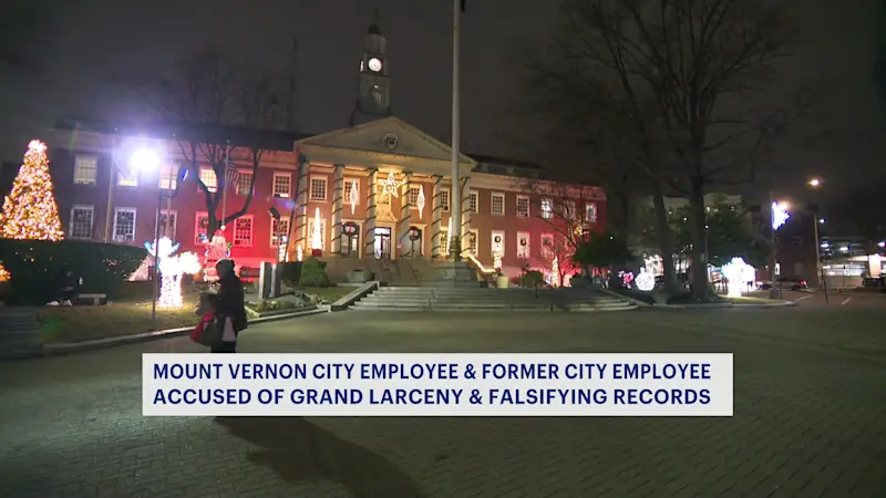 Story image: Mount Vernon city employee and former employee accused of grand larceny, falsifying business records