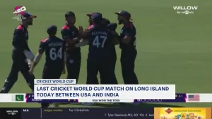Last T-20 Cricket World Cup match on Long Island takes place today between United States and India