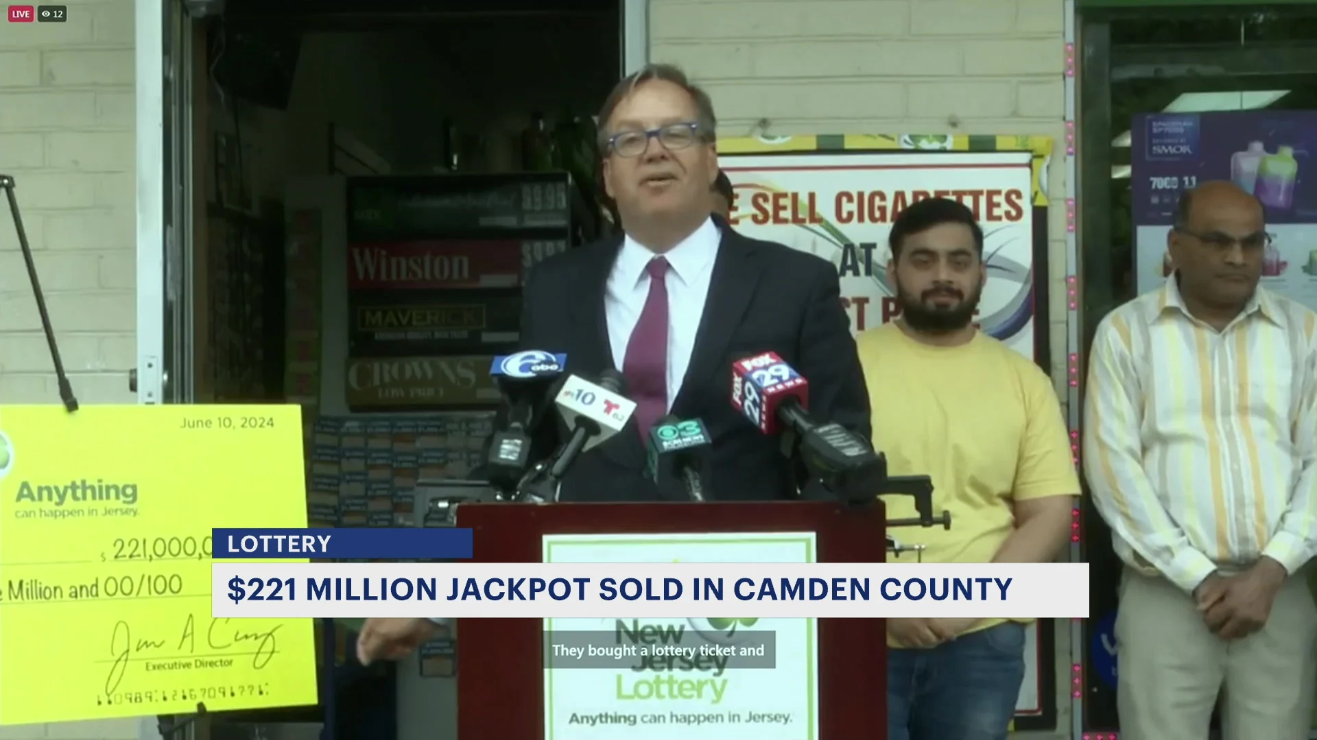 $221 million Powerball jackpot ticket sold in South Jersey
