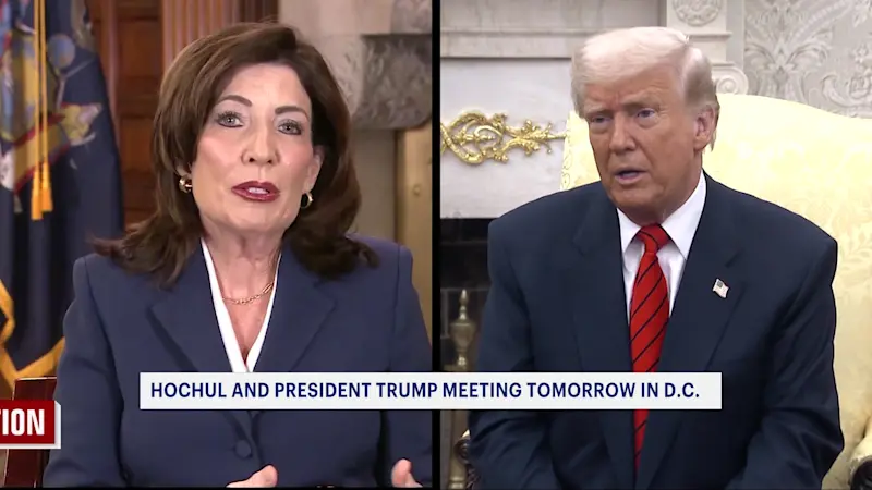 Story image: Gov. Hochul to meet with President Trump at White House Friday