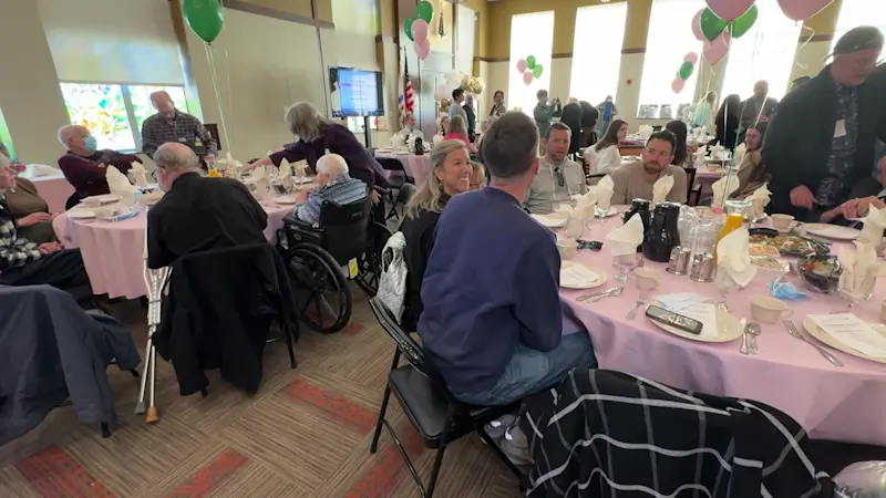 Story image: 107-year-old, other centenarians celebrated at Bridgeport's Mozaic Senior Life