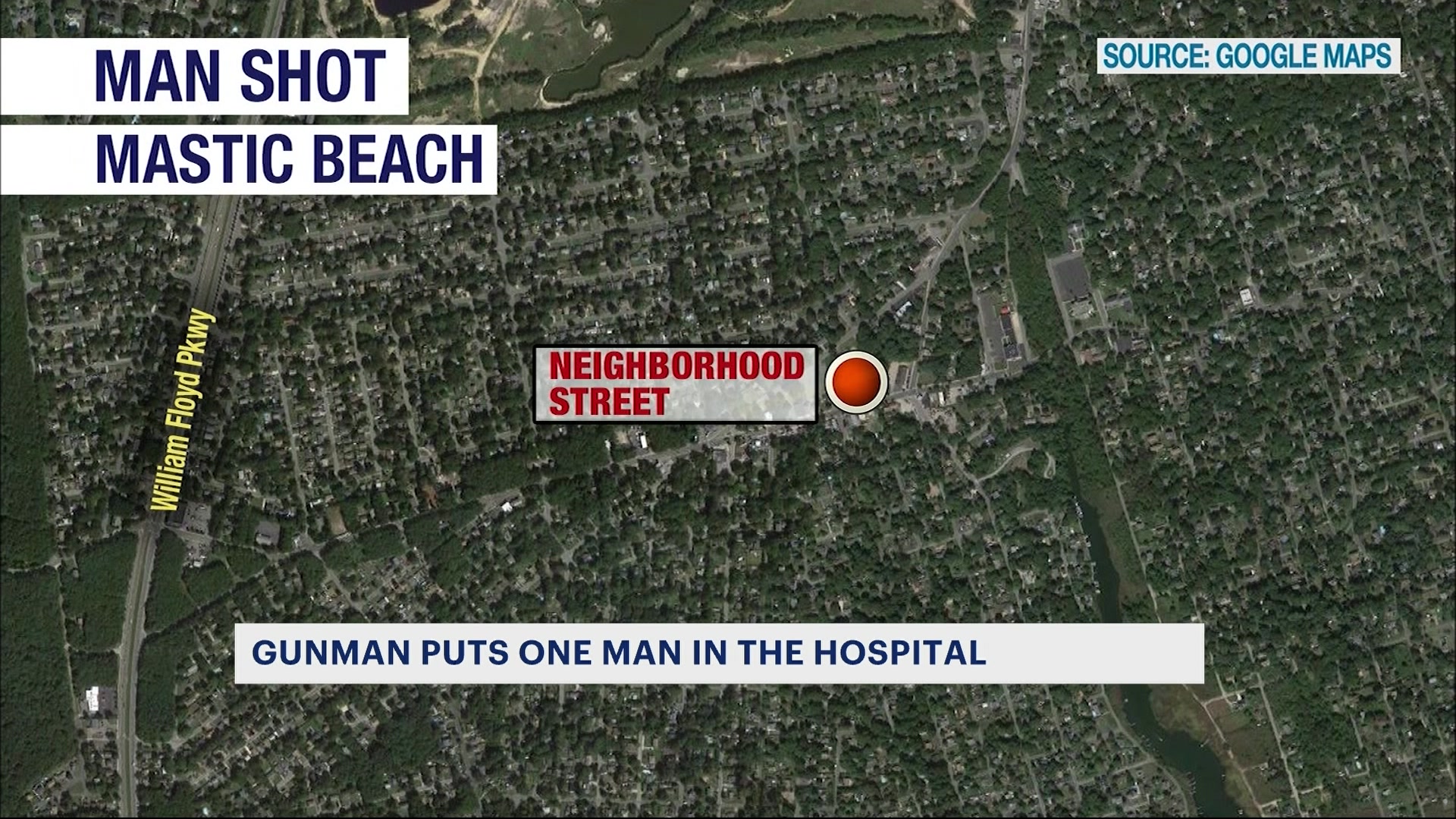News 12 | Bronx | Police 1 Man Shot In Mastic Beach Gunman Sought
