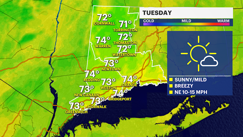 Story image: Fall-like feel settles back into Connecticut