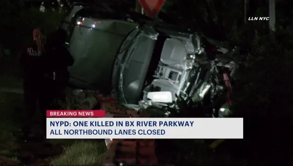 Authorities: Bronx River Parkway crash leaves 1 person dead, another in critical condition 