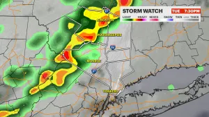 Storm Watch: Showers and thunderstorms to impact evening commute, sunny and warmer to start May