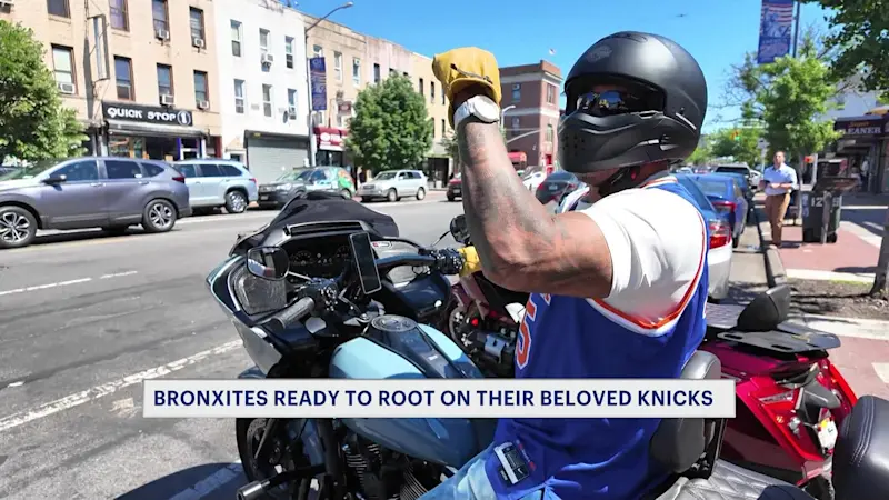 Story image: Knicks-Spurs NBA finals rematch draws Bronx fans to watch parties across the Boogie Down