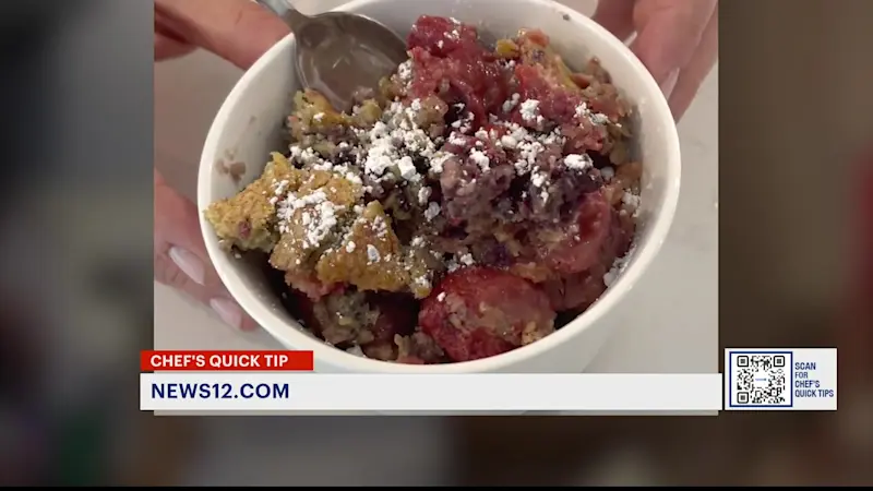 Story image: Chef's Quick Tips: Three-ingredient cobbler