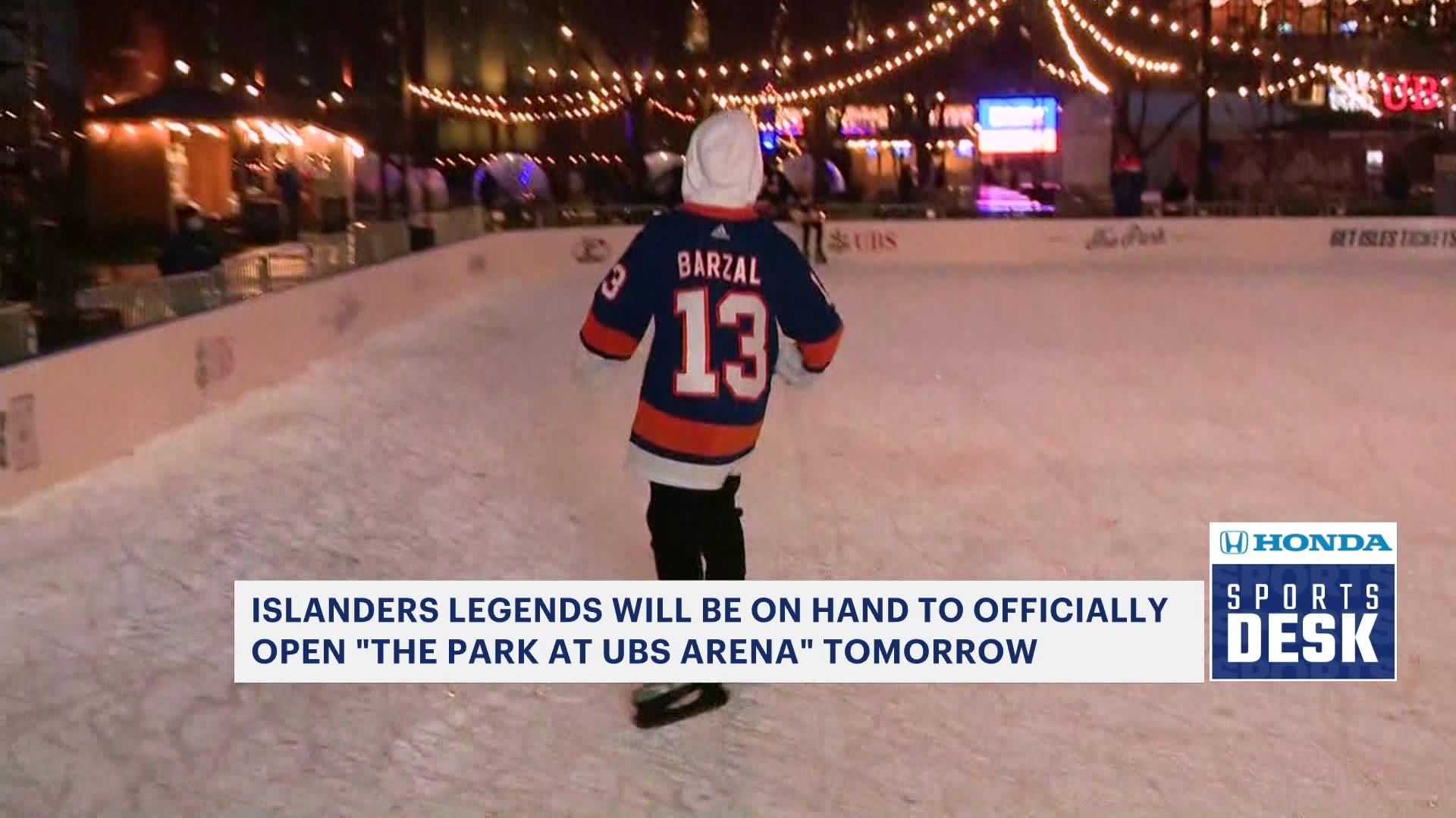 Islanders to open new public pond hockey rink Friday