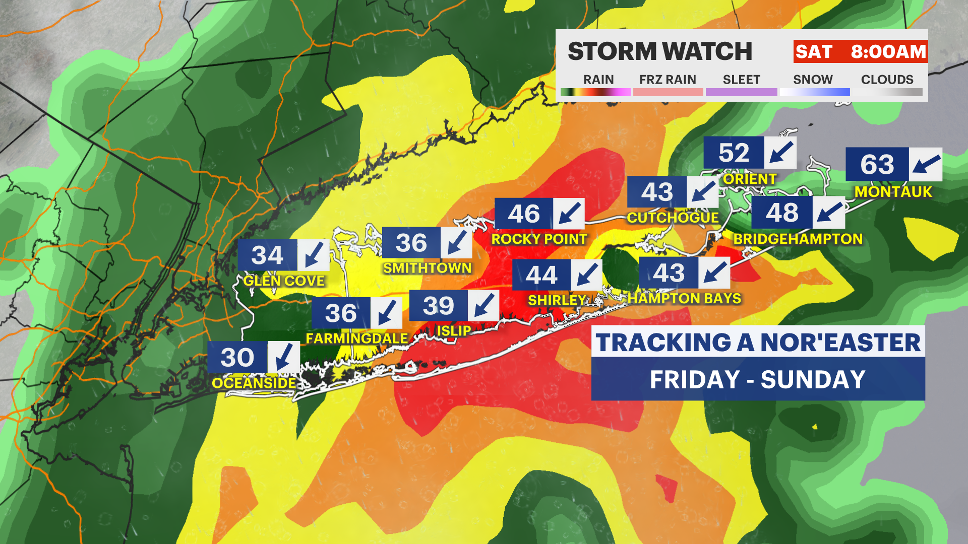 STORM WATCH: Powerful weekend nor'easter to bring damaging wind gusts and flooding