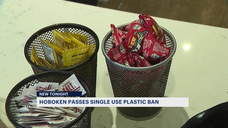 Story image: Skip the Stuff: Hoboken City Council approves measure aimed to reduce plastic waste