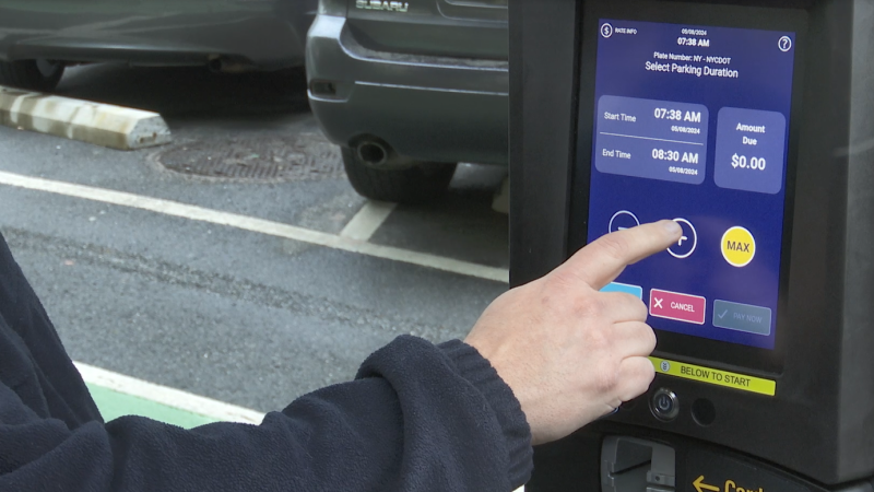 Story image: NYC rolls out new parking meters 