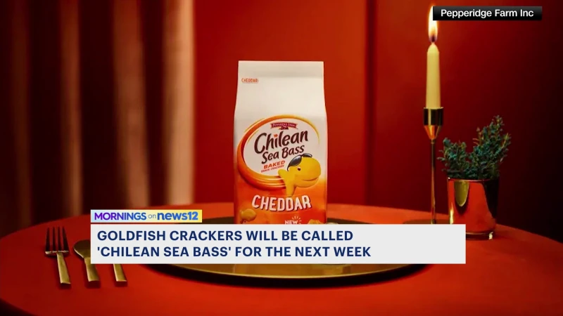 Story image: Goldfish Crackers upscales with limited-edition Chilean Sea Bass rebrand