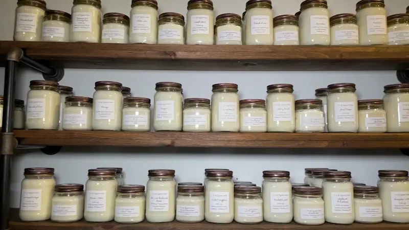 Story image: Pawling couple shares love of candle-making with community through T&M Rustic Home