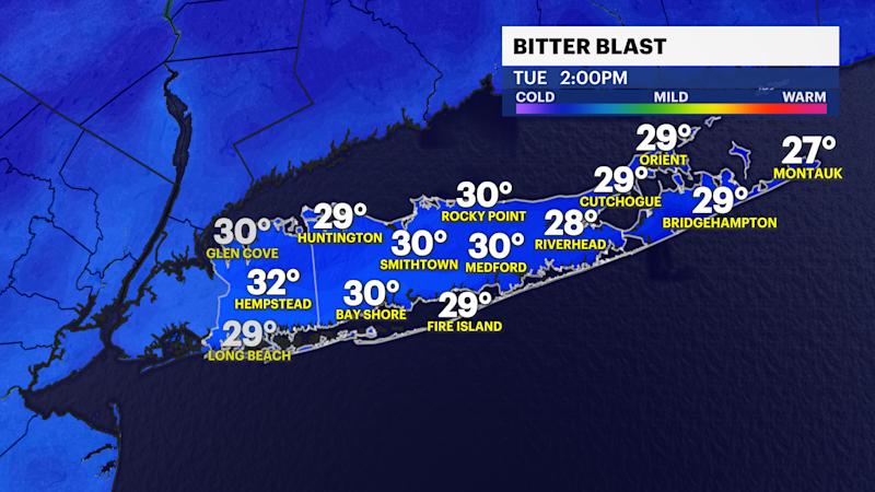 Story image: BITTER BLAST: Veterans Day winter-like feel plus first flurries chance