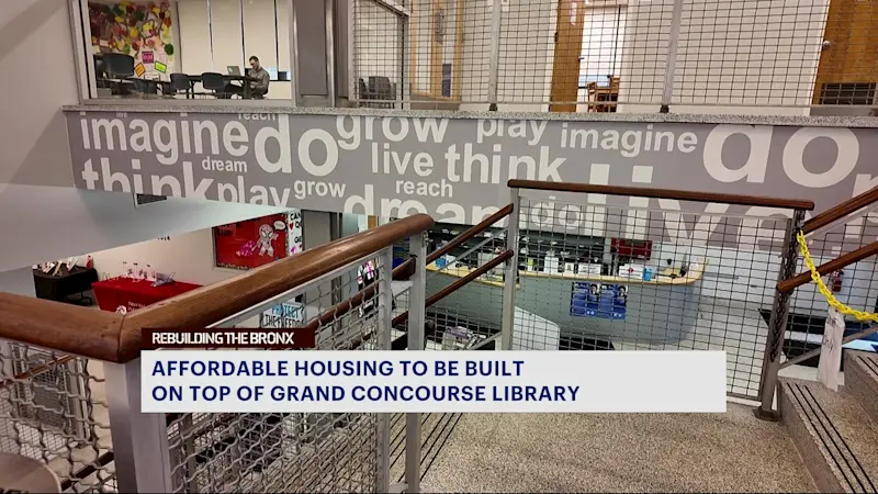 Story image: Affordable housing to be built on top of Grand Concourse Library