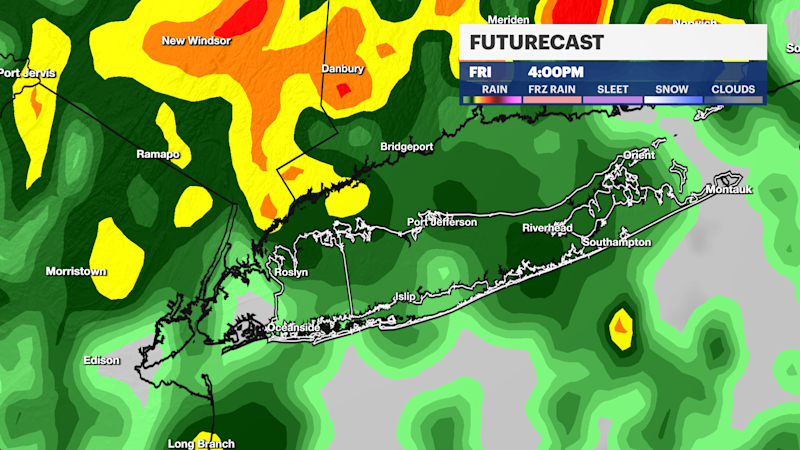 Story image: STORM WATCH: Periods of rain through Friday, chance for thunderstorms