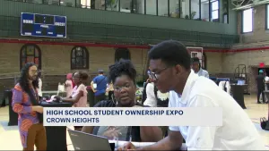 Brooklyn high schoolers gather in Crown Heights to show off their businesses
