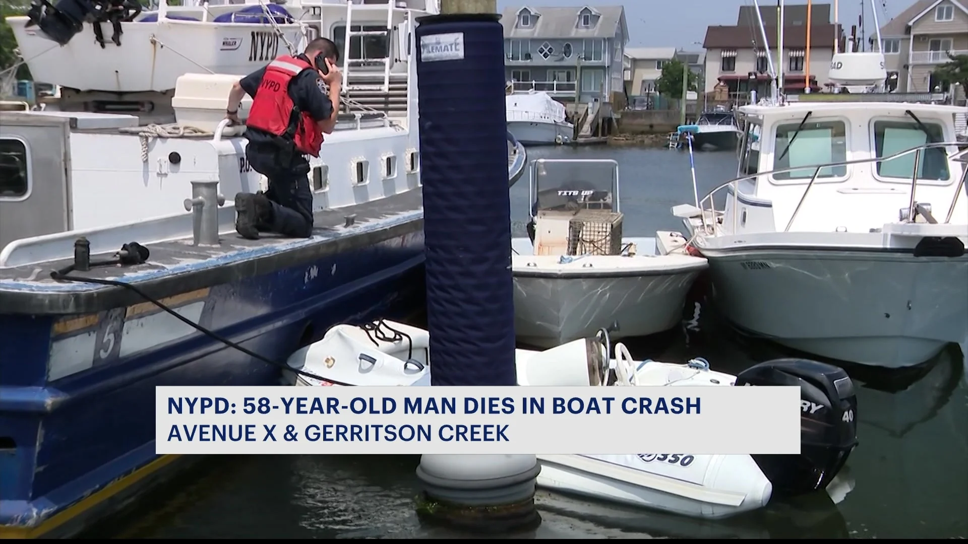 NYPD: 58-year-old man killed in Brooklyn boat crash
