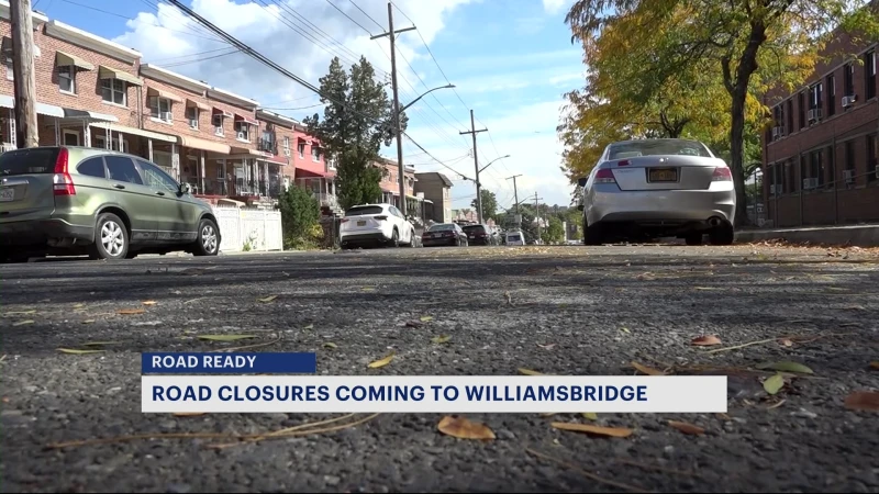 Story image: Road Ready: East 221st Street to close on 2 weekends this month in Williamsbridge