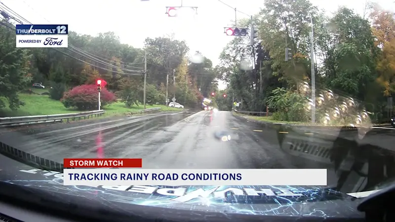 Story image: Thunderbolt 12: Checking the road conditions in Connecticut on this rainy morning