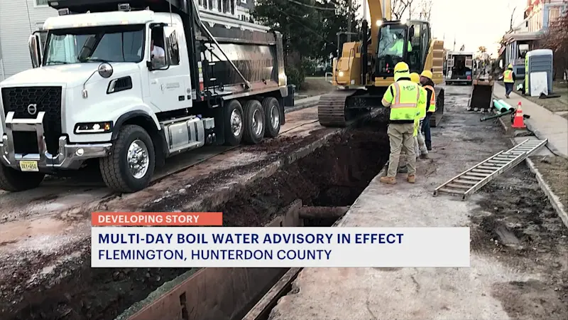 Story image: Boil water advisory in effect for parts of Central Jersey following water main break