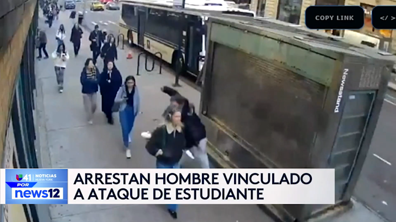 Story image: Univision 41 News Brief: Arrestan a hombre que habría atacado a mujer en Manhattan