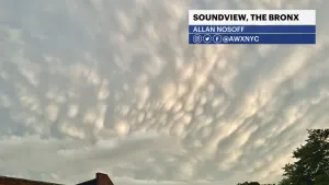 Out-of-this-world display of storm clouds spotted across tri-state on Sunday