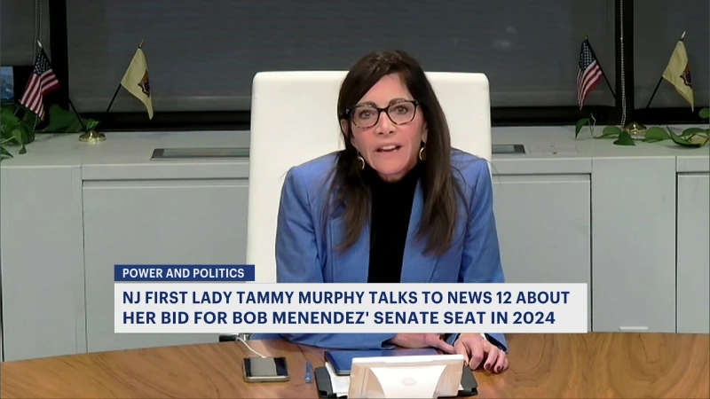 Story image: ‘There is a real need for good people.’ Tammy Murphy speaks with News 12 about her decision to run for US Senate