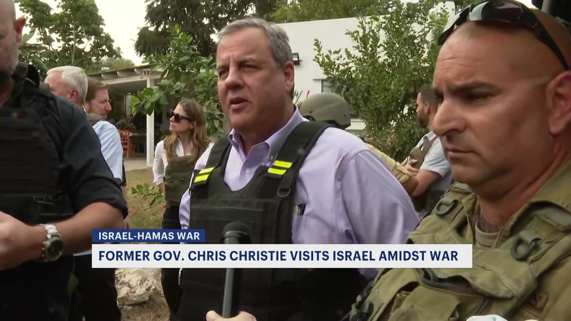Former Gov. Christie visits Israel; says country should not agree to ...