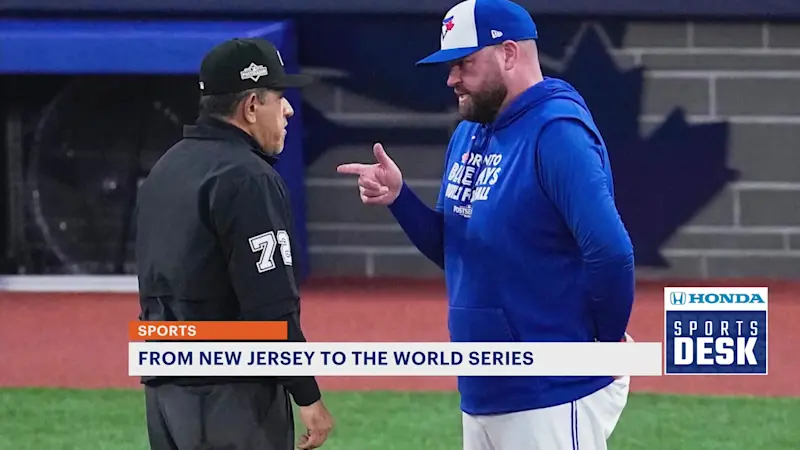 Story image: New Jersey native John Schneider leads Blue Jays into World Series
