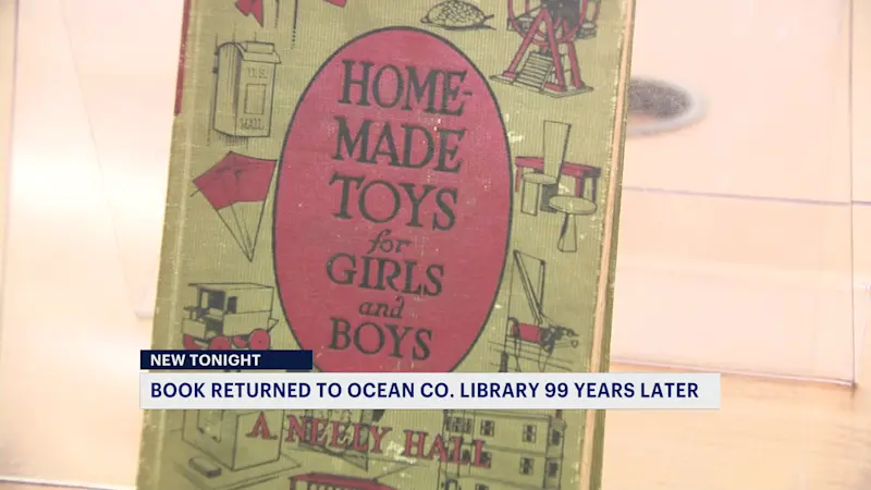 Story image: Book checked out of Ocean County Library in 1926 has finally been returned ahead of 100th anniversary